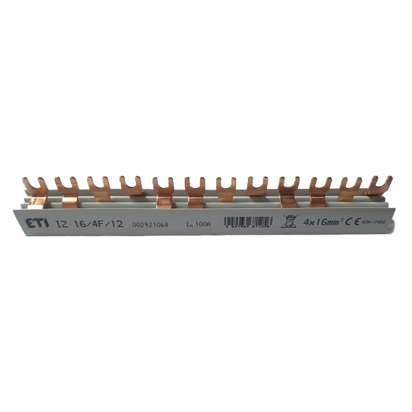 Busbar 4P 12M 16mmp 63A furca ETI 002921068