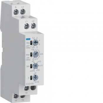 Releu monitorizare tensiune 1P+N/3P(N) EUD100 Hager