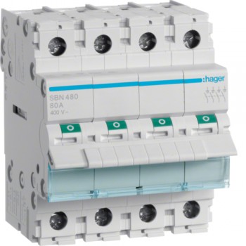 Intrerupator 4P 80A 400V 4M SBN480 Hager
