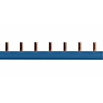 Busbar cu pini 1P/1P+N 57 module 63A 10mmp albastru BS990177 Schrack
