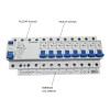 Busbar 1x RCCB 4-poli, 8 x MCB 1-pol, 11 module BSB90154 Schrack