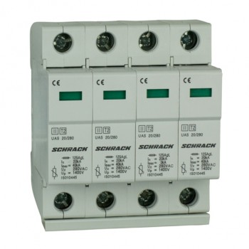 Descarcator supratensiune T2/C 4P IS010449 Schrack