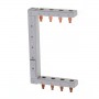 Bareta conectare 3P+N, 2 randuri 125mm, vertical, KCF663L Hager 