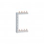 Bareta conectare 3P+N, 2 randuri 125mm, vertical, KCF663S Hager 