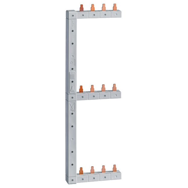 Bareta conectare 3P+N verticala, 3R, 125mm, Hager KCF668S