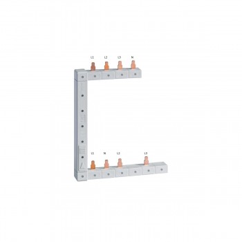 Bareta conectare L1L2L3 la L1N L2(N)L3(N), 2 randuri 125mm, vertical, KCF863L Hager 