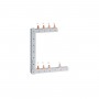Bareta conectare L1L2L3 la L1N L2(N)L3(N), 2 randuri 125mm, vertical, KCF863L Hager 