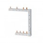 Bareta conectare 4P L1_L2_L3N la L1L2L3N, 2 randuri 125mm, vertical, KCF963R Hager 