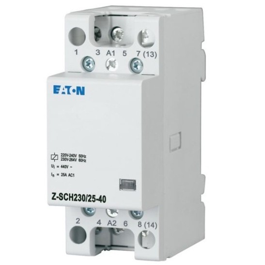 Contactor modular 25A, 4ND, 230V, Eaton Z-SCH230/25-40