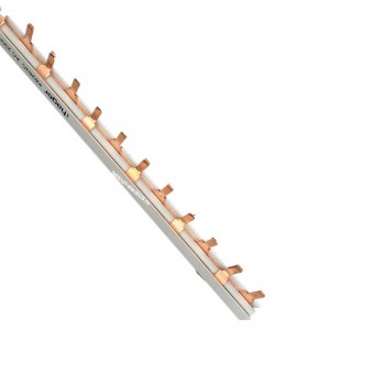 Busbar cu pini 2P 24M 10mmp gri KB263C Hager