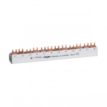 Busbar L1L2L3N-L1N-L2N-L3N-L1N 12M 80A furca KDN450D Hager