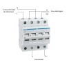 Comutator sursa 2P 63A 230V I-0-II SF263 Hager