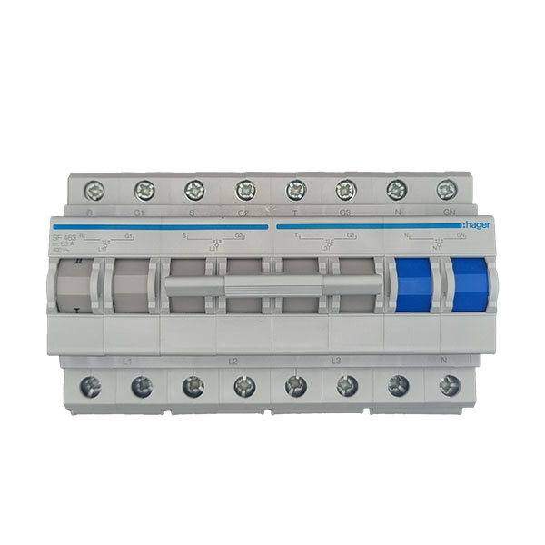 Comutator sursa 4P 63A 400V I-0-II SF463 Hager