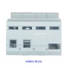Descarcator supratensiune 4P 15kA debrosabil, Hager SPB415D
