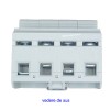 Descarcator supratensiune 4P 15kA debrosabil, Hager SPB415D