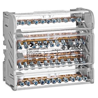 Repartitor 4P 125A, 2x35+2x25+7x6mmp IKBC4035 Cabur