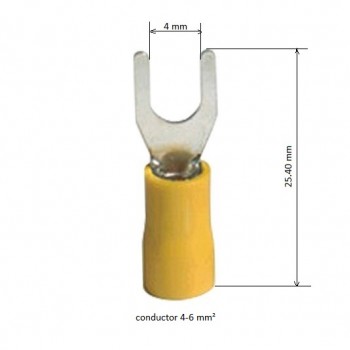 Pini izolati tip furca SVS 5.5-6 Elmark (100buc/set)