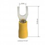 Pini izolati tip furca SVS 5.5-6 Elmark (100buc/set)