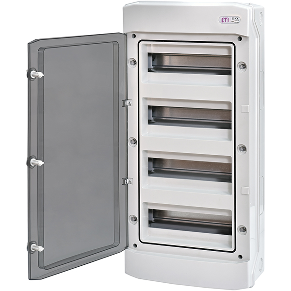 Tablou 48 module montaj aparent IP65 ECH-48PT, ETI 001100304