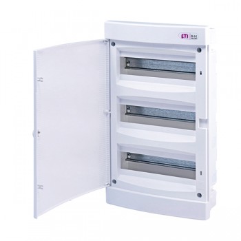 Tablou 36 module montaj incastrat IP40 ECM36, usa opaca ETI 001101017