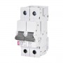 Siguranta automata 2P 25A Curba B 6kA, ETI-P6 001900212