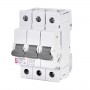 Siguranta automata 3P 10A Curba C 6kA, ETI-P6  1900328