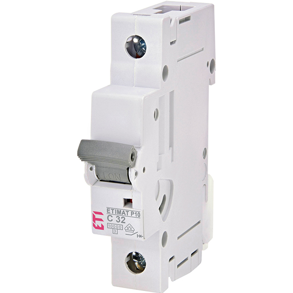Siguranta automata 1P 32A Curba C 10kA, ETI-P10 1901033
