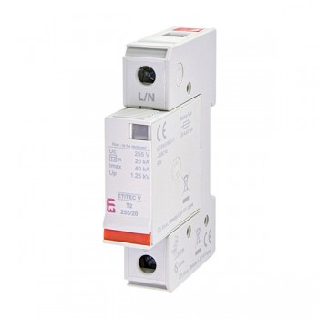 Descarcator supratensiune V T2 255/20 1+0 ETI 002442952