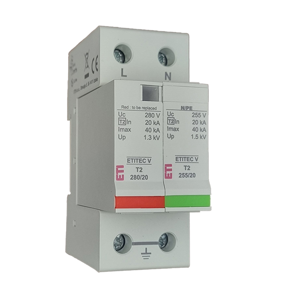 Descarcator supratensiune V T2 280/20 1+1 ETI 002443012