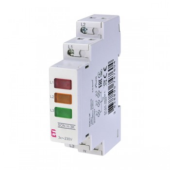Lampă semnalizare 230V verde/rosu/portocaliu ETI 2471553
