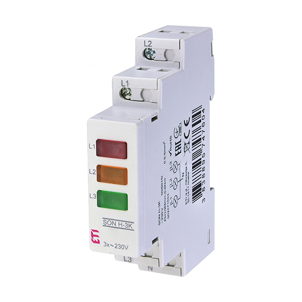 Lampă semnalizare 230V verde/rosu/portocaliu ETI 2471553