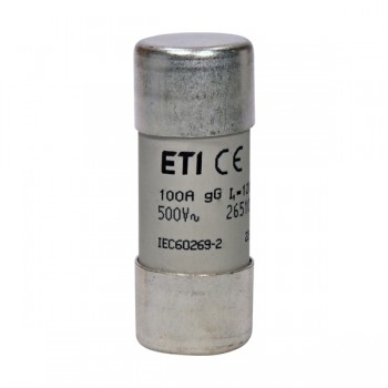 Siguranta cilindrica 22x58 100A gG, ETI 2651050