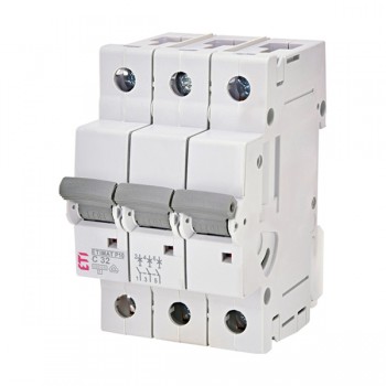 Siguranta automata 3P 32A Curba C 10kA, ETI-P10  1901333