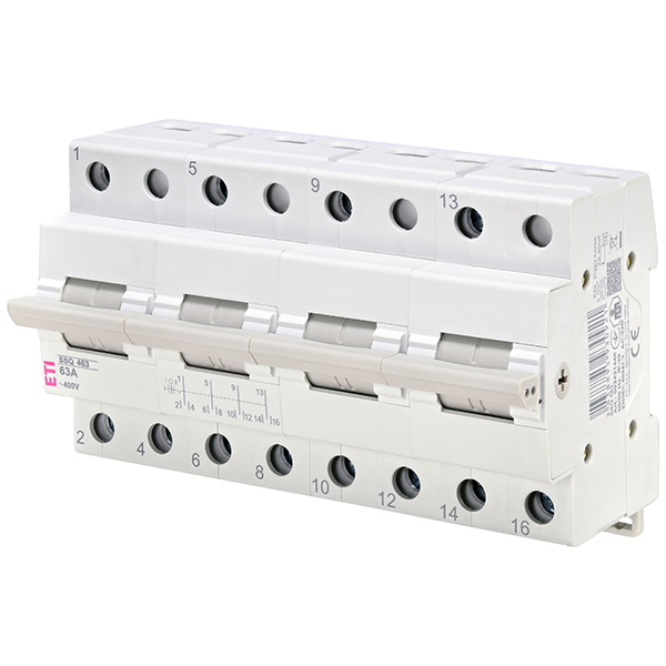 Comutator sursa 4P 63A 400V I-0-II SSQ 463 ETI