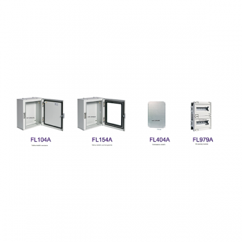 Tablou metalic IP65 24M 350x300x160, ușă transparenta, FL154A Hager