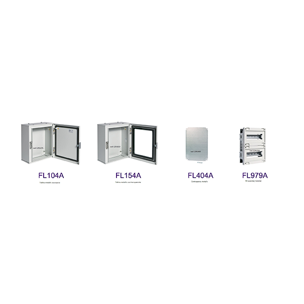 Tablou metalic IP65 24M 350x300x160, ușă transparenta, FL154A Hager