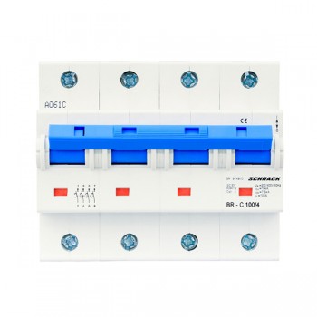 Siguranta automata 4P 100A 10kA Schrack BR974910