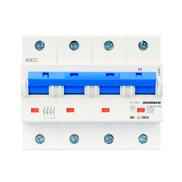 Siguranta automata 4P 100A 10kA Schrack BR974910