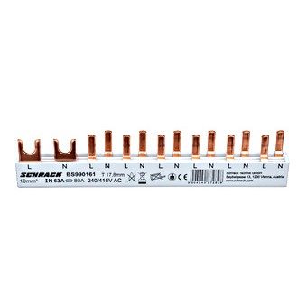 Busbar pt diferential 2P+6 intr. aut. 1P+N Schrack BS990161