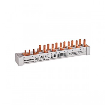 Busbar pt diferential 2P+6 intr. aut. 1P+N Schrack BSA90161