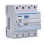 Intrerupator diferential RCCB 4P 25A/30mA, tip A, quick-connect-Hager CDS425D
