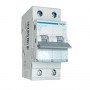 Siguranta automata 1P+N, 10A, 6kA, 2M curba C, Hager MCN510