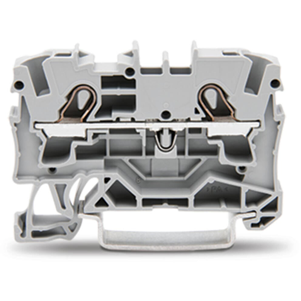 Clema sir 4mmp gri 2004-1201 2 cond. cage clamp Wago