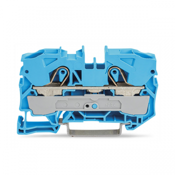 Clema sir 10mmp albastru 2010-1204 2 cond. cage clamp Wago