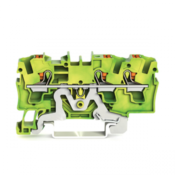 Clema sir 4 mmp verde-galben 2204-1307 3 cond. cage clamp Wago