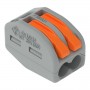 Clema Wago 2 poli cablu litat, cod 222-412