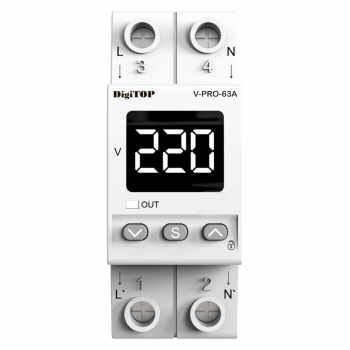 Releu monofazic protectie tensiune V-PRO-63A