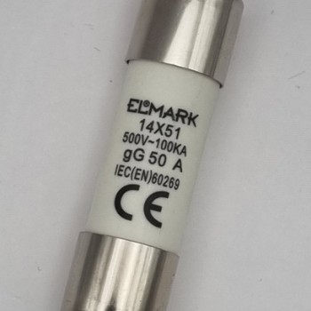 Siguranta cilindrica 14x51 50A gG, Elmark 50G1451