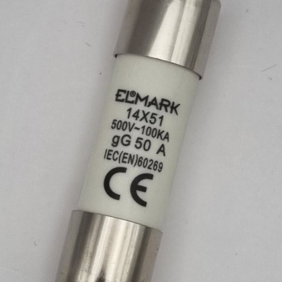 Siguranta cilindrica 14x51 50A gG, Elmark 50G1451