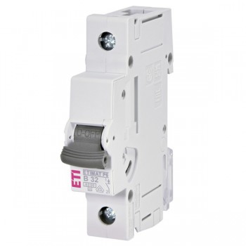 Siguranta automata 1P 32A Curba B 6kA, ETI-P6 1900013
